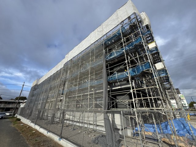 建物外観　※建築中の写真です。