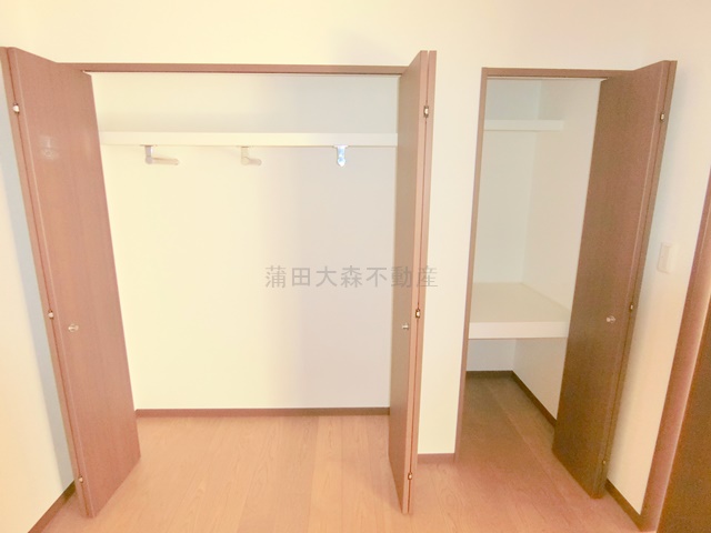 収納　洋室6帖の収納　クローゼット