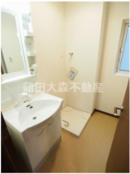 洗面設備　洗面脱衣所　独立洗面台　洗濯機置き場
