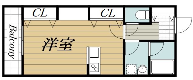ＪＲ内房線 本千葉駅 徒歩3分 3階建 築11年の間取り写真