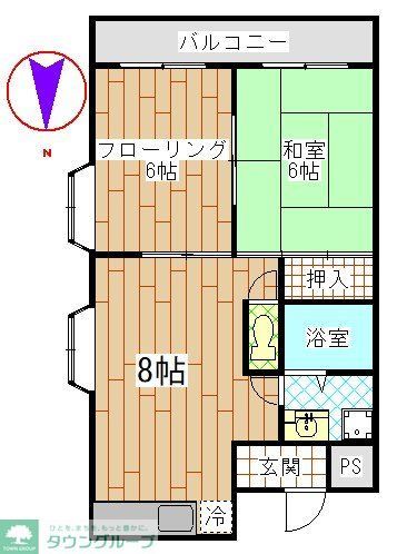 ヴィラ西川口の間取り写真