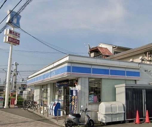 コンビニ　ローソン 茨木上郡二丁目店（コンビニ）まで382m
