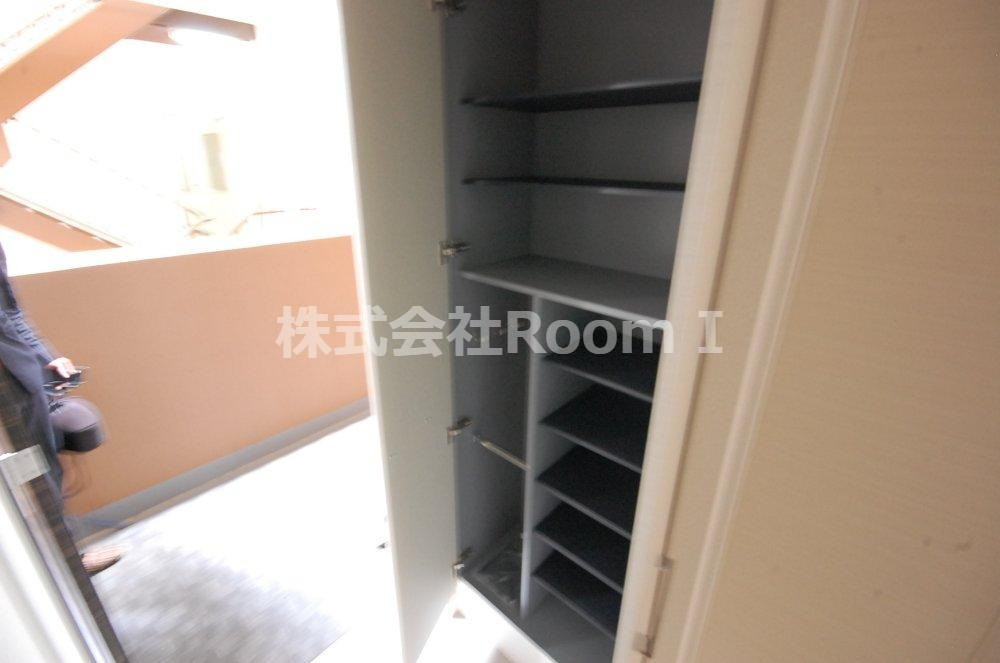 収納　たっぷりとした収納スペースです