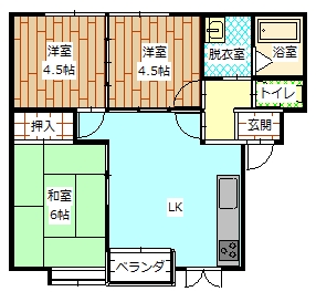 駅西アーバンライフの間取り