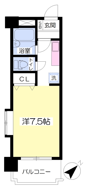 ステラハイツ湯渡の間取り