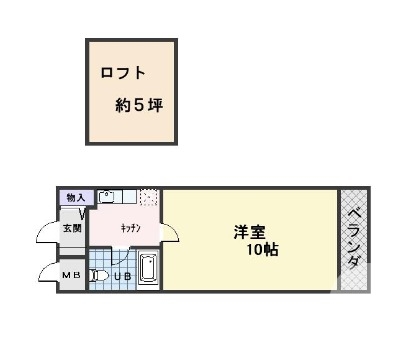 堺市堺区霞ヶ丘町のマンションの間取り