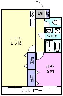 愛知県名古屋市緑区大高台１（アパート）の賃貸物件の間取り