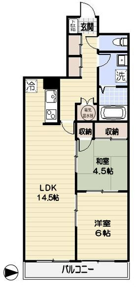 八王子市八木町のマンションの間取り