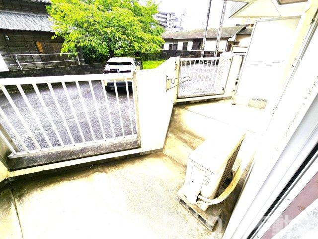 バルコニー　落ち着いた時間を過ごせるバルコニーです