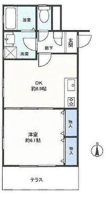 コンチネンタル山手の間取り