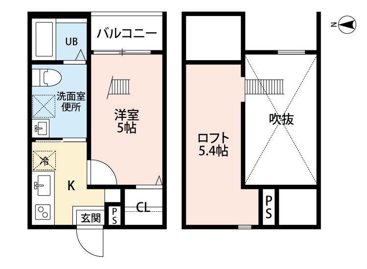 リーブラ庄内通の間取り