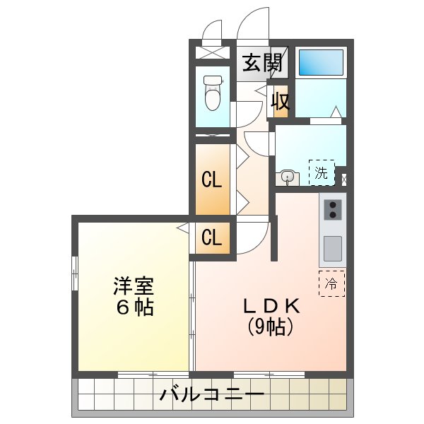 アルコバレーノ潤和の間取り