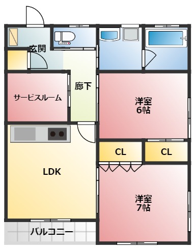 アークアジュールの間取り