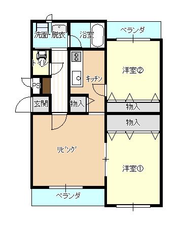 クレベールの間取り