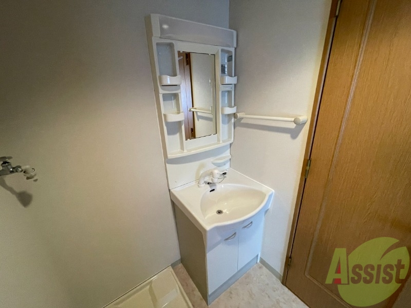 洗面設備　独立洗面はシャンプードレッサーになっており便利です