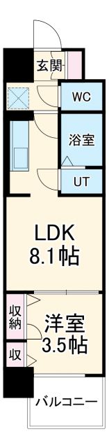 ファステート名古屋駅前アルティスの間取り