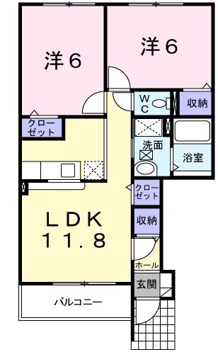 メゾンＫＴ７号館の間取り