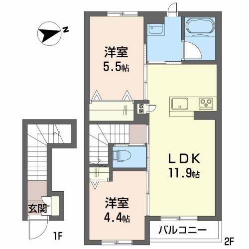 シャーメゾンコタニの間取り