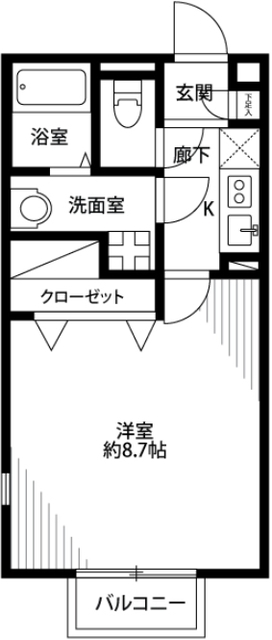 アムール コスモの間取り