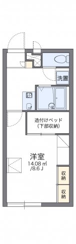 レオパレス唐崎ヶ丘の間取り