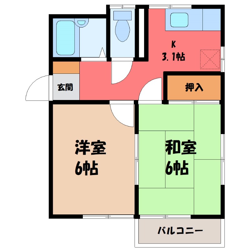 フレンドハイツの間取り