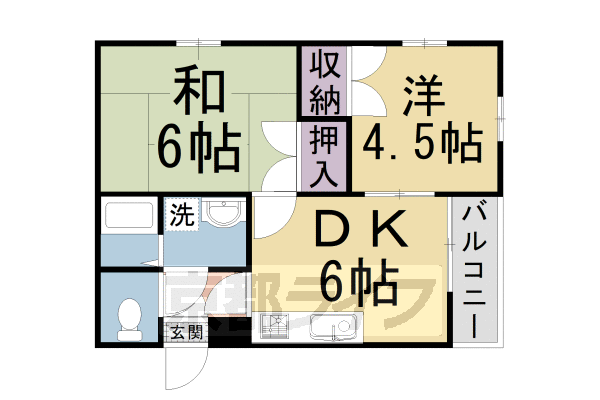 【コーポ　エルの間取り】