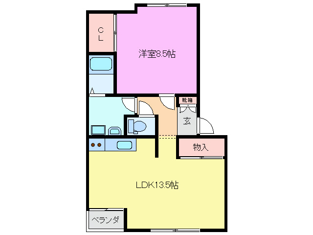 ヴィスコンティ・Ｎの間取り