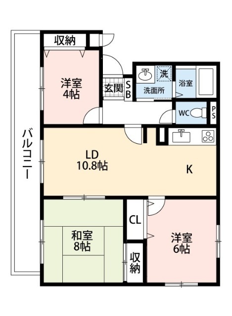 グランコート草加の間取り