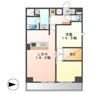 【カスタリア新栄IIの間取り】