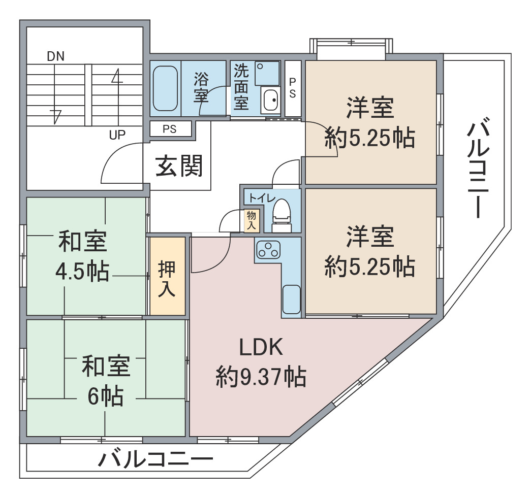 宮城ビルの間取り