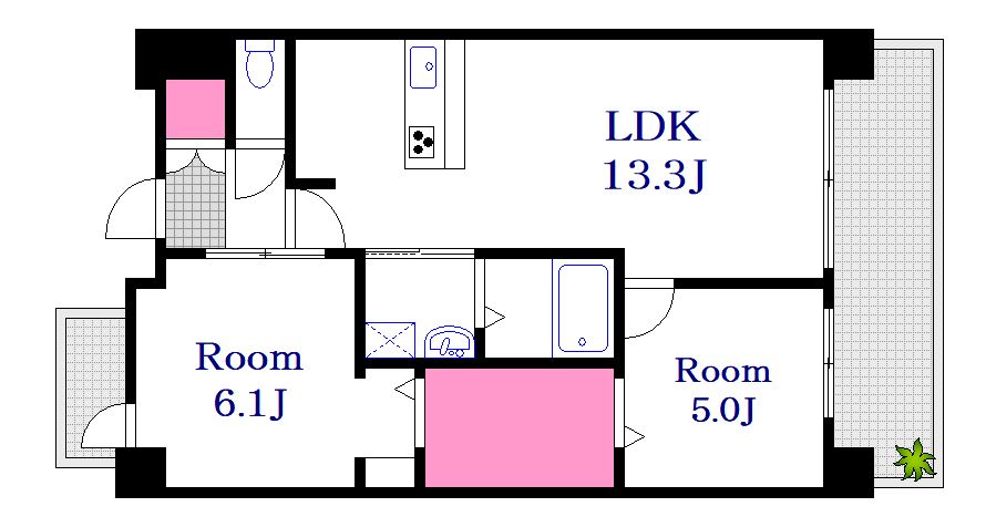 WESTIN KOUGOKITAの間取り