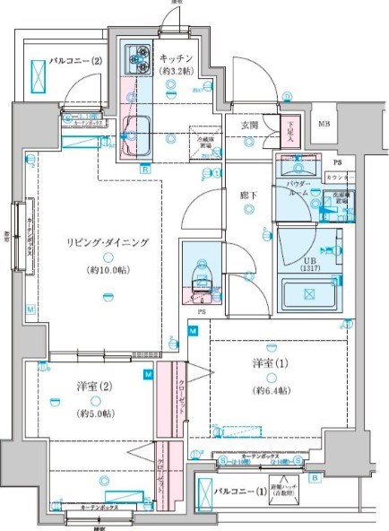 ジェノヴィア新子安の間取り