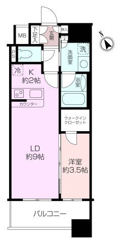 プラハ湘南藤沢ブリエの間取り