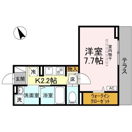 横浜市保土ケ谷区上星川のアパートの間取り