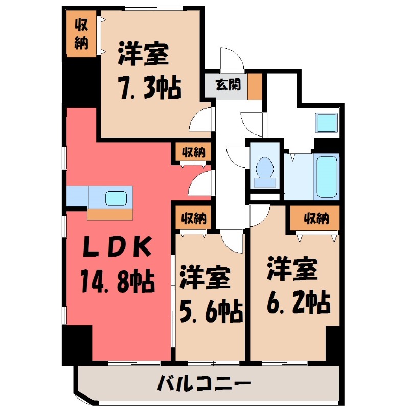 アマルフィーノの間取り