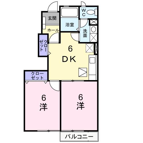 クレストールさくらいの間取り