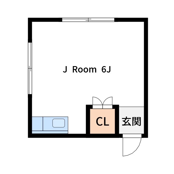 荒川区荒川のアパートの間取り