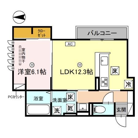 City Station Front(シティステーションフロント)の間取り