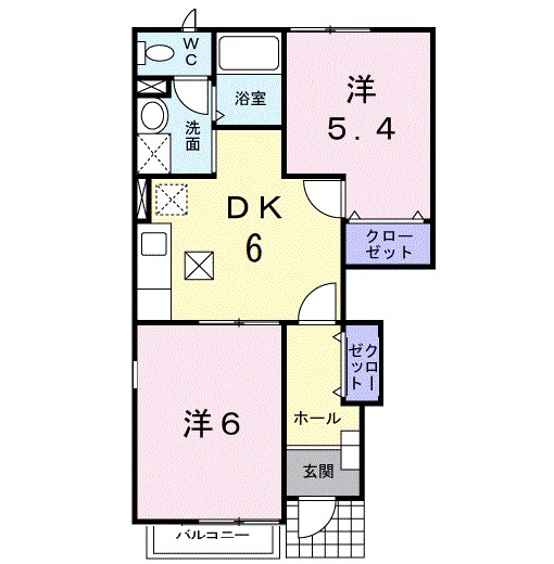 イストワールIの間取り