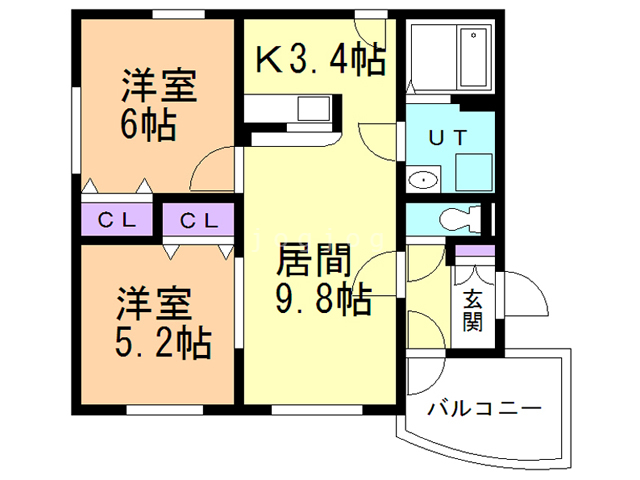 リヴィエールの間取り