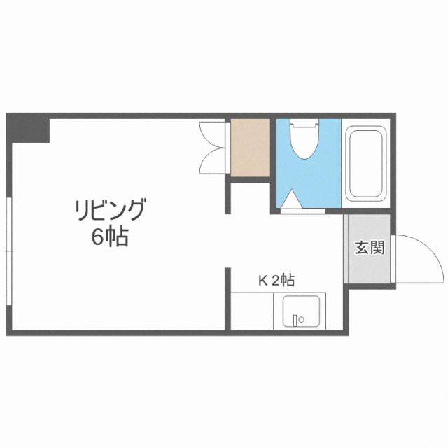 藤井ビル北14条の間取り