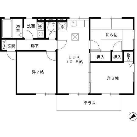 グレイス高山の間取り