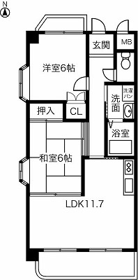 アネックス西町の間取り