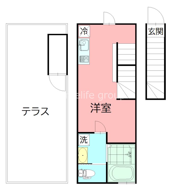 Ｔｈｅ　Ｔｅｒｒａｃｅ湘南辻堂の間取り