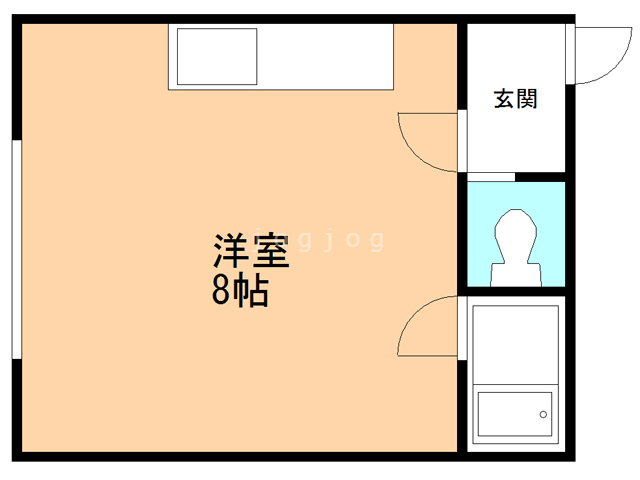 札幌市西区西野六条のマンションの間取り