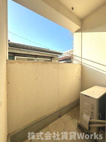 バルコニー　落ち着いた時間を過ごせるバルコニーです