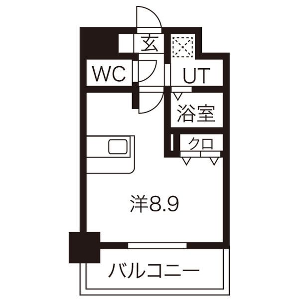 ファーストフィオーレ三宮イーストIIの間取り