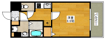 S-RESIDENCE新大阪Ridenteの間取り写真