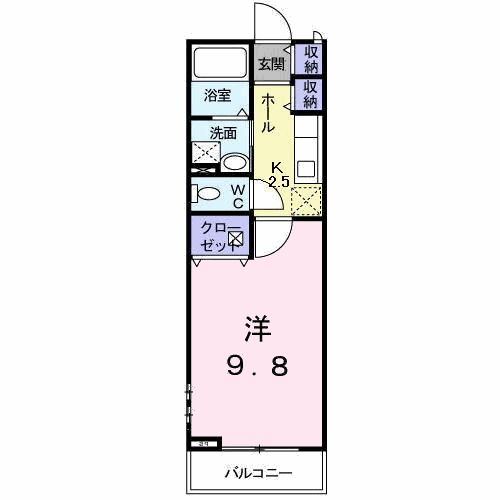 【サテンドール　セレーネの間取り】