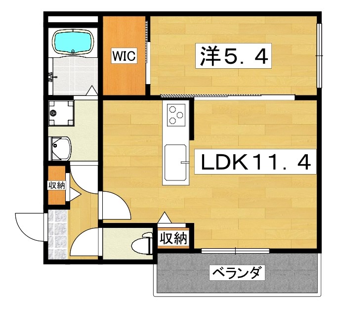 シエーナ枚方岡南の間取り